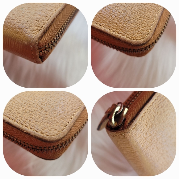 Vivienne Westwood Orb Brown Leather Zip-Around Long Wallet - Picture 6 of 17